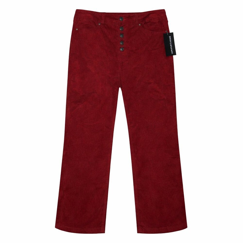 NWT SIGNATURE STUDIO Front Button Corduroy Pants